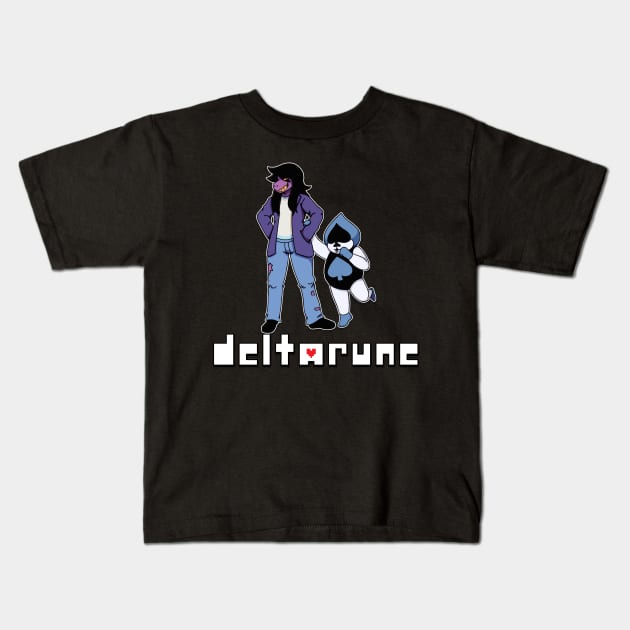 Deltarune Spamton Kids T-Shirt by capo_tees